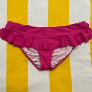 Ralph Lauren Pink Pony Ruffled Bikini Bottom
